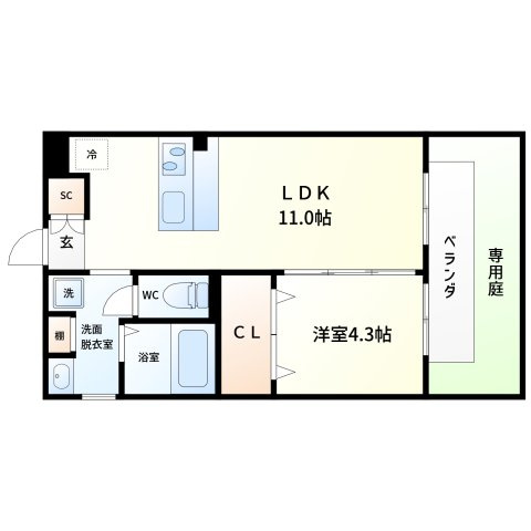 PARC深江南の間取り|PARC深江南　間取り