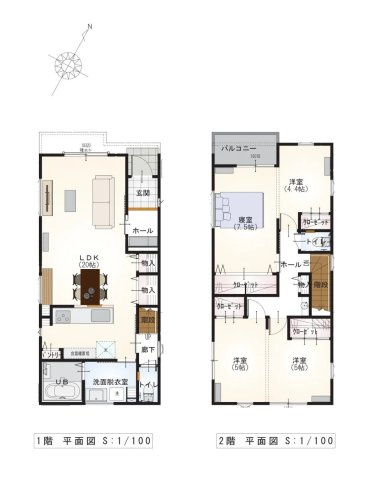 【間取り】 | 駿河区大坪町2期　新築戸建　3号地