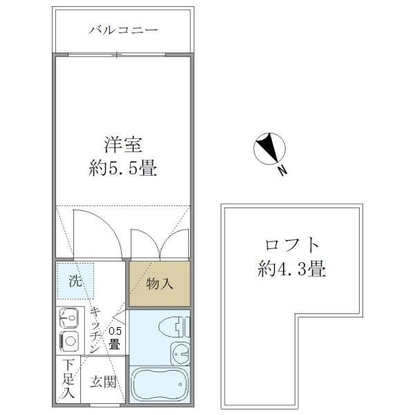 アーデル飛田給の間取り