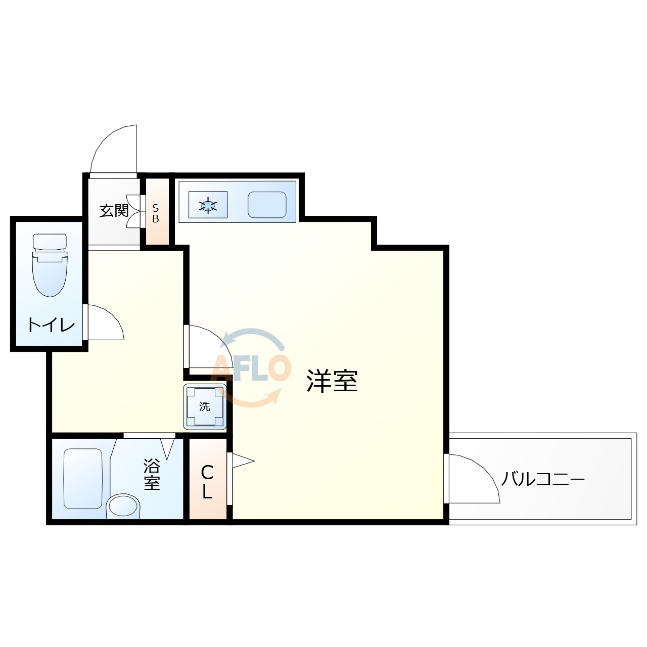 SENSE COURT森ノ宮の間取り
