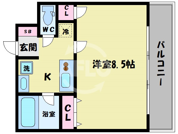 クレイドル四天王寺の間取り|クレイドル四天王寺　間取り
