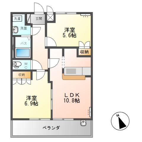 mulberry（マルベリー）の間取り