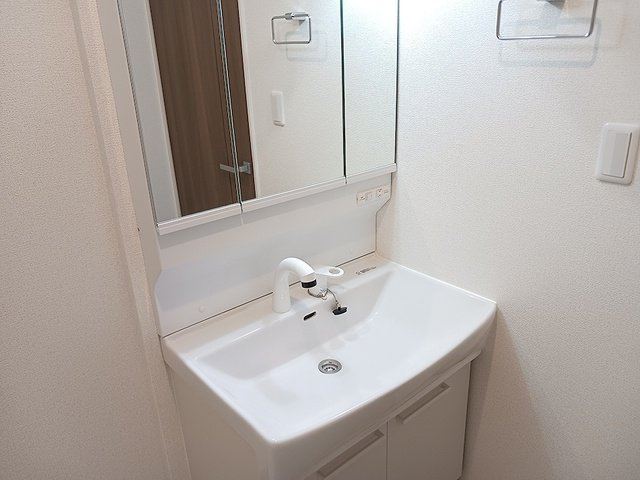 カルムの洗面所|スペースが確保できる洗面所です