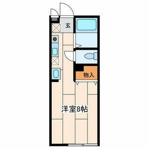横浜市神奈川区新子安１丁目のアパートの間取り