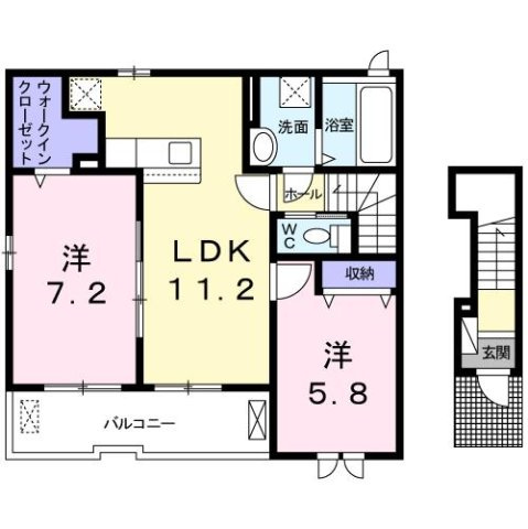 桜井ガーデンベルの間取り