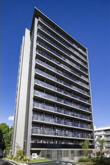 【外観パース】 | ザ・パークハビオ中野富士見町ガーデン | 鉄筋コンクリート造のがっちりとした建物。