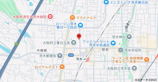 ステイションコーポ茨木の地図