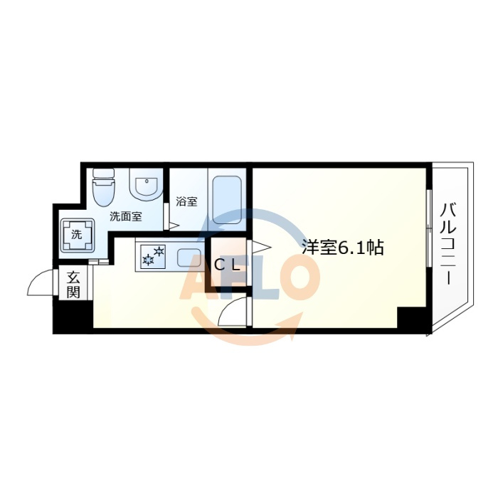 Aliare緑橋の間取り|Aliare緑橋　間取り図