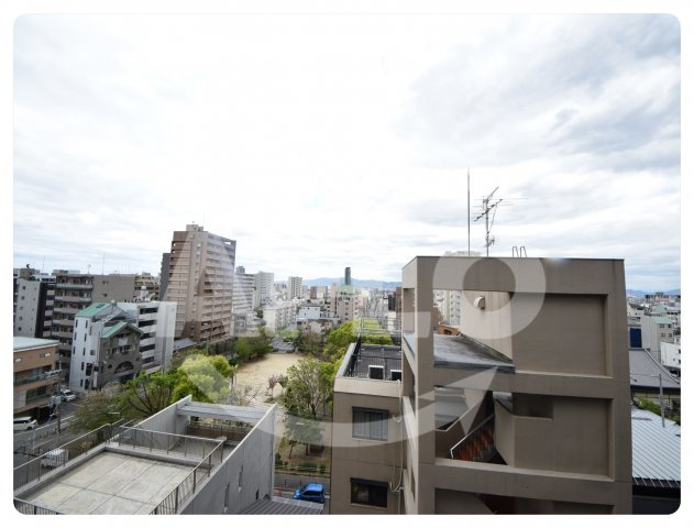 上三青山ハイツ　真田山小学校区の展望|上三青山ハイツ　眺望