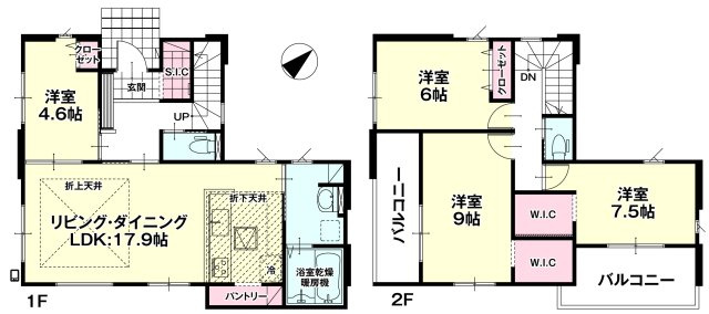 【間取り】 | LIGARE Ⅱ　南沢又7期 | ★内覧予約でブランド米2kg★