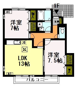 【間取り】 | アネシス平山