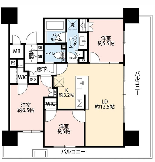 【間取り】 | グランド・サンリヤン西新☆仲介手数料無料☆
