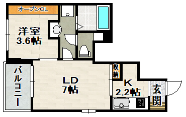 フロムワンの間取り