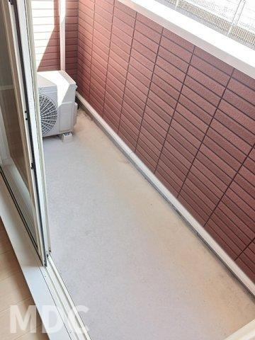 エトワール沖洲Ａのバルコニー