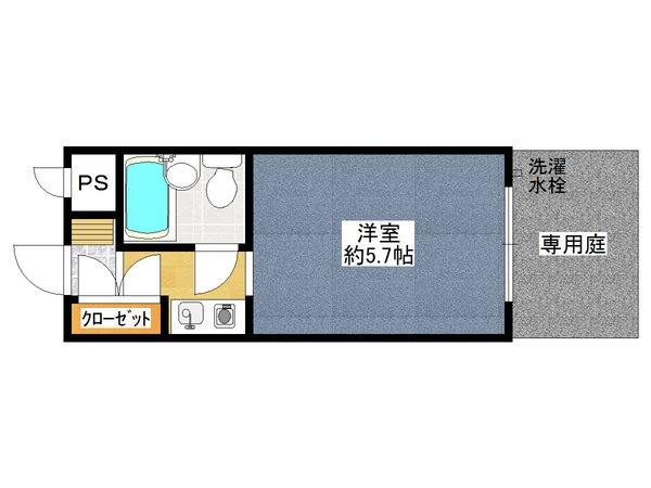 ビシック西進の間取り