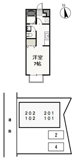 アルエット国富の間取り