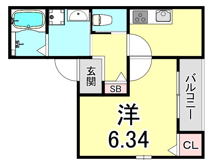 レクエルド深江の間取り