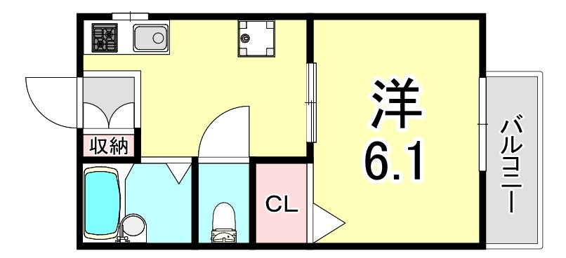 レックインひよどりの間取り