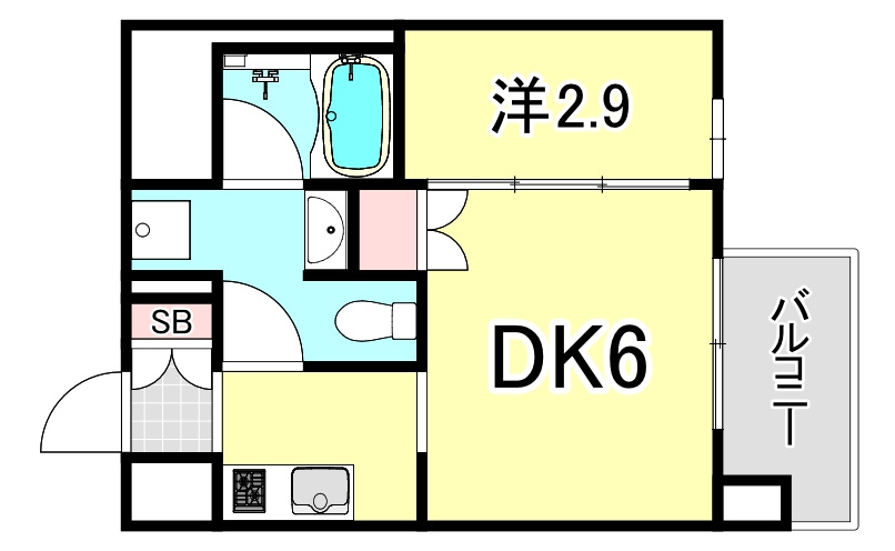 ジオエント阪神西宮の間取り