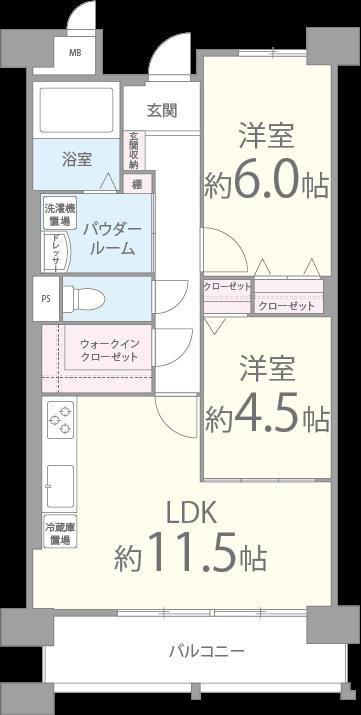ネクスト吉塚の間取り
