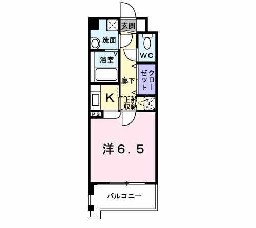 ホークシティ駅南の間取り