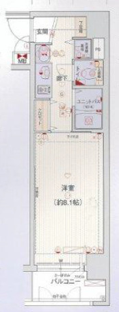 プレサンス東本町Vol.2の間取り