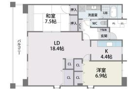 L-PLACE KAIZUKAの間取り
