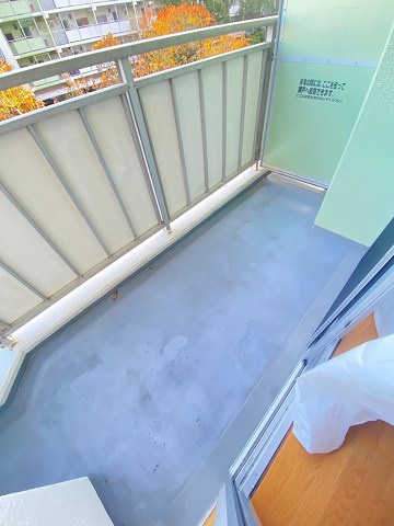 UR武庫川 4号棟のバルコニー