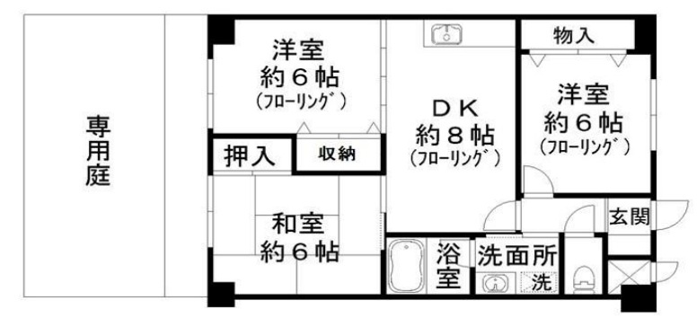 リベラ西芦屋の間取り