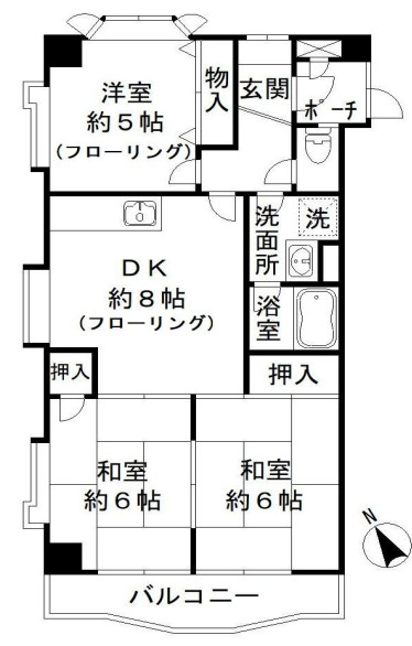 リベラ西芦屋の間取り