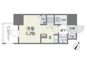 MODERN PALAZZO天神南Ⅱの間取り