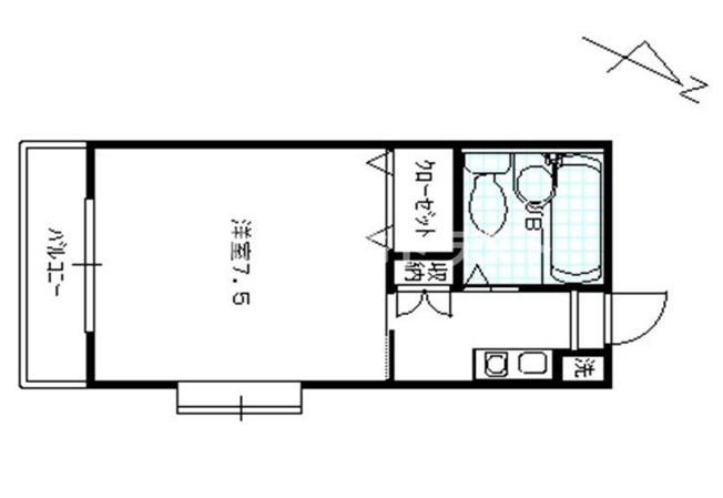 【間取り】 | コーポヤチヨⅠ