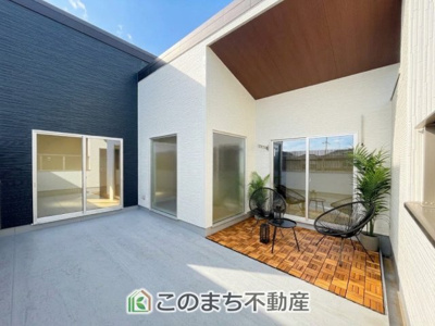 【バルコニー】 | LievleGarden.S古河市下辺見第6　 | 広くて想像が膨らむバルコニーですね！