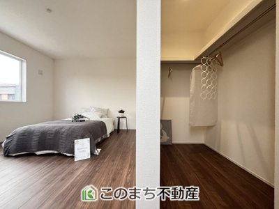 【洋室】 | LievleGarden.S古河市下辺見第6　 | 各居室に収納付で住みやすさにこだわっています♪
