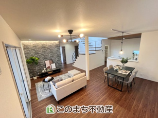 【居間・リビング】 | LievleGarden.S古河市下辺見第6　 | 陽当たり良好な開放感のある大きなリビング♪