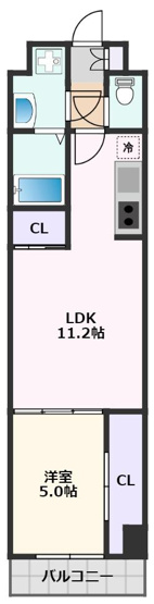 【間取り】 | ビエラコート岸部中