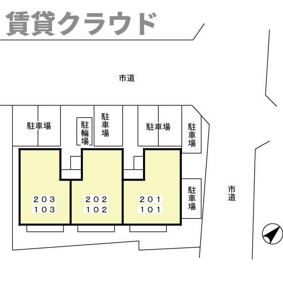 サニーヒルの区画図