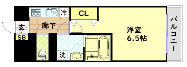 【間取り】 | ファーストフィオーレ九条