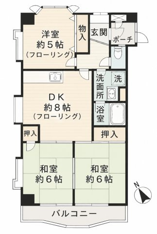 【間取り】 | リベラ西芦屋