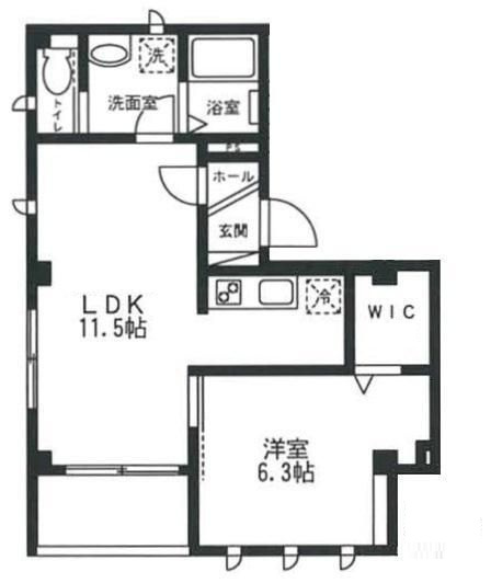 Raffine本郷の間取り|間取りです。
