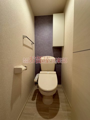 オリーヴァ東櫛原　B棟のトイレ|清潔感のあるトイレです