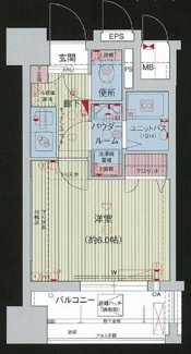 【間取り】 | プレサンス本駒込アカデミア | 間取りです。
