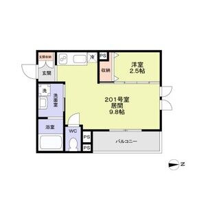 エターナルシー平磯の間取り