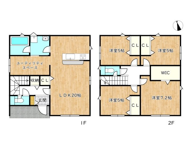 【間取り】 | 姫路市広畑区清水町第2／全2棟