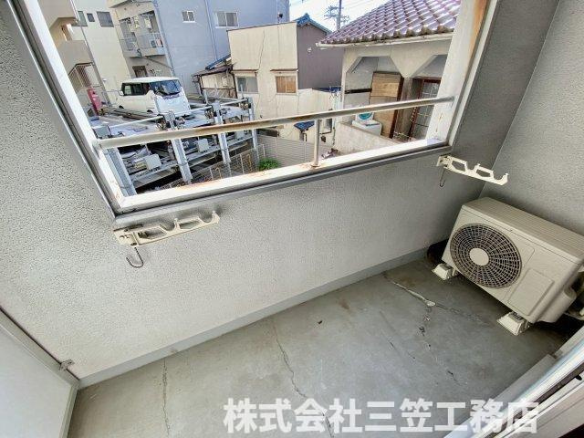 ベルフラワー御殿山のバルコニー|同タイプの間取り写真を使用