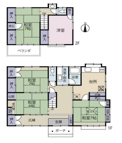 【間取り】 | 行田市忍1丁目　中古戸建