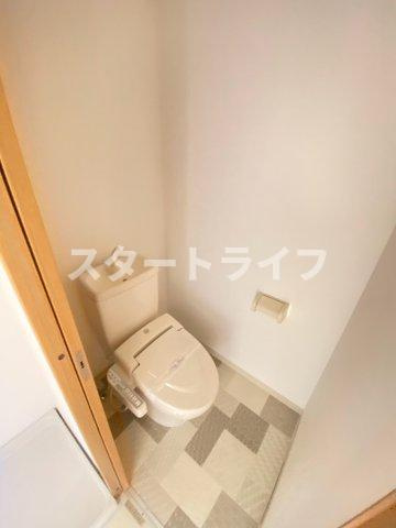 大阪市東淀川区豊里７丁目の賃貸マンションのトイレ