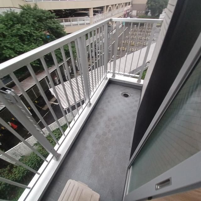 アフェット稲毛Ⅱのバルコニー