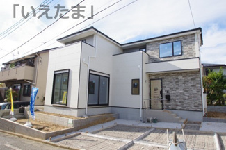 【外観】 | 【仲介手数料無料！！】八王子市片倉町　新築戸建て（全1棟）1号棟　5999万円 | 令和8年10月16日撮影　建築中