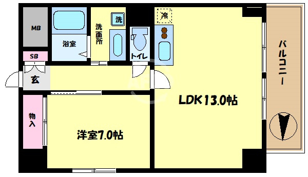 リエス桜川の間取り|リエス桜川　間取り